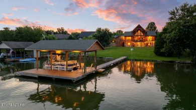 This Luxury Upscale Custom Lakefront Log  Stone Home invites you on Tellico Village -The Links At Kahite Golf Course in Tennessee - for sale on GolfHomes.com, golf home, golf lot