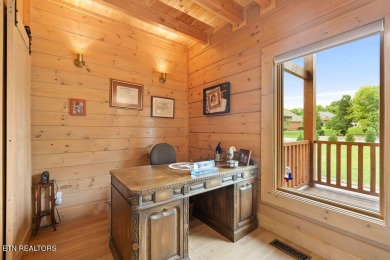 This Luxury Upscale Custom Lakefront Log  Stone Home invites you on Tellico Village -The Links At Kahite Golf Course in Tennessee - for sale on GolfHomes.com, golf home, golf lot