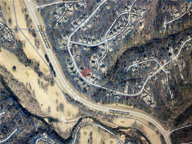 Sewer connection at the street.  All utilities available on Bella Vista Country Club - Kingswood in Arkansas - for sale on GolfHomes.com, golf home, golf lot