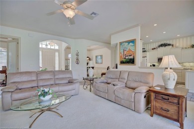 Discover luxury and comfort in this gorgeous, spacious home in on Sun n Lake Golf and Country Club in Florida - for sale on GolfHomes.com, golf home, golf lot