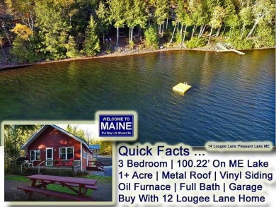 Looking For A Pair Of Waterfront Properties On A Crystal Clean on Va-Jo-Wa Golf Course in Maine - for sale on GolfHomes.com, golf home, golf lot