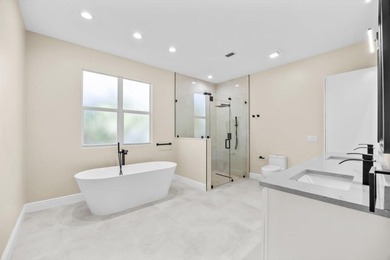 Reimagined and move-in ready, this waterfront home on an on The Legacy Golf and Tennis Club in Florida - for sale on GolfHomes.com, golf home, golf lot