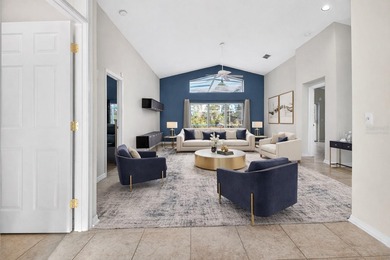 One or more photo(s) has been virtually staged. Tucked into a on Country Club of Mount Dora in Florida - for sale on GolfHomes.com, golf home, golf lot