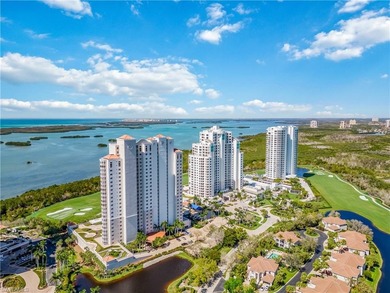 This special home in the sky has amazing panoramic 17th floor on Bonita Bay West in Florida - for sale on GolfHomes.com, golf home, golf lot