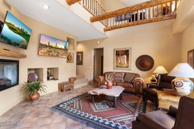 This golf course unit is a rare offering in the Tapadero on The Country Club At DC Ranch in Arizona - for sale on GolfHomes.com, golf home, golf lot