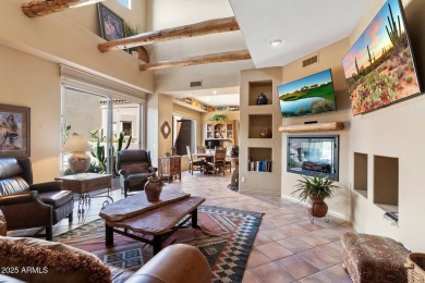 This golf course unit is a rare offering in the Tapadero on The Country Club At DC Ranch in Arizona - for sale on GolfHomes.com, golf home, golf lot