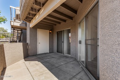 Quiet 1st-floor end unit with desert-view patio across from on Pointe Golf Course on Lookout Mountain in Arizona - for sale on GolfHomes.com, golf home, golf lot
