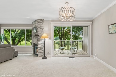 Serene waterfront townhome overlooking the 11th and 12th on Pine Meadow Golf Club in Illinois - for sale on GolfHomes.com, golf home, golf lot