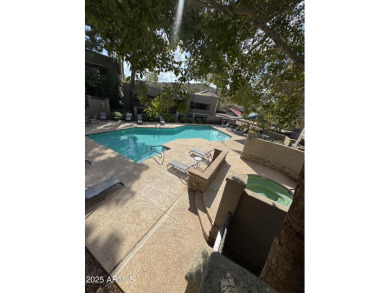 Quiet 1st-floor end unit with desert-view patio across from on Pointe Golf Course on Lookout Mountain in Arizona - for sale on GolfHomes.com, golf home, golf lot