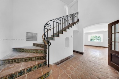 Mediterranean masterpiece built in 1936, full of old charm and on La Gorce Country Club in Florida - for sale on GolfHomes.com, golf home, golf lot