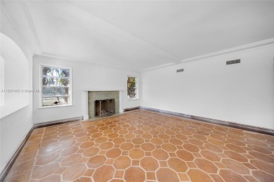 Mediterranean masterpiece built in 1936, full of old charm and on La Gorce Country Club in Florida - for sale on GolfHomes.com, golf home, golf lot