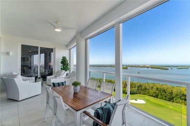 This refined 16th-floor residence in Seaglass at Bonita Bay on Bonita Bay West in Florida - for sale on GolfHomes.com, golf home, golf lot