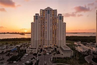 This refined 16th-floor residence in Seaglass at Bonita Bay on Bonita Bay West in Florida - for sale on GolfHomes.com, golf home, golf lot