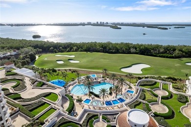 This refined 16th-floor residence in Seaglass at Bonita Bay on Bonita Bay West in Florida - for sale on GolfHomes.com, golf home, golf lot
