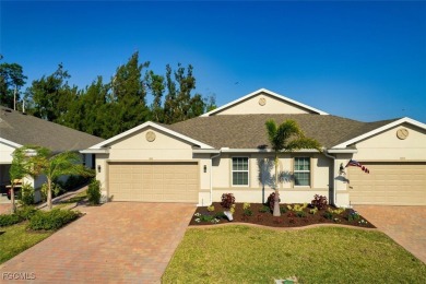 This 2023-built 2-bedroom + den, 2-bathroom attached villa is on Herons Glen Golf and Country Club in Florida - for sale on GolfHomes.com, golf home, golf lot