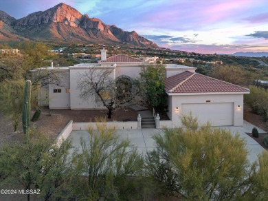 ELEVATE your life! This majestic home sit privately on a ridge on Pusch Ridge Golf Course in Arizona - for sale on GolfHomes.com, golf home, golf lot