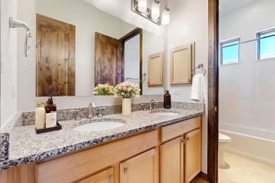 Built in 2019 and lightly lived in, this 3,111 sq/ft home in the on The Club At Las Campanas  in New Mexico - for sale on GolfHomes.com, golf home, golf lot