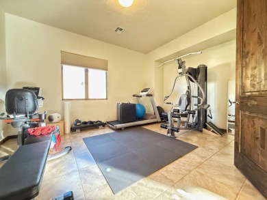 Built in 2019 and lightly lived in, this 3,111 sq/ft home in the on The Club At Las Campanas  in New Mexico - for sale on GolfHomes.com, golf home, golf lot