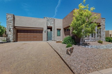 Built in 2019 and lightly lived in, this 3,111 sq/ft home in the on The Club At Las Campanas  in New Mexico - for sale on GolfHomes.com, golf home, golf lot
