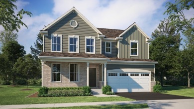 This two-story home exudes luxury with dual owner's suites, one on Pinecrest Golf and Country Club in Illinois - for sale on GolfHomes.com, golf home, golf lot