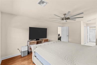 Clean. Crisp. Carefree. This 2020 CBS home has been so lightly on Spanish Lakes Country Club in Florida - for sale on GolfHomes.com, golf home, golf lot