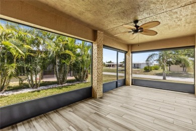 Clean. Crisp. Carefree. This 2020 CBS home has been so lightly on Spanish Lakes Country Club in Florida - for sale on GolfHomes.com, golf home, golf lot