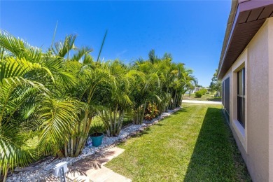 Clean. Crisp. Carefree. This 2020 CBS home has been so lightly on Spanish Lakes Country Club in Florida - for sale on GolfHomes.com, golf home, golf lot