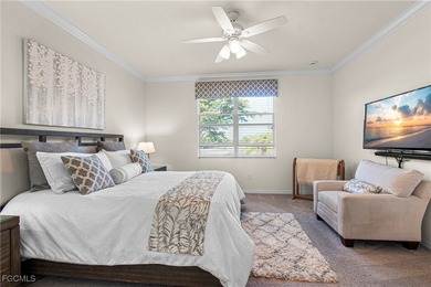 Wow! Lovely partially furnished Milan floorplan lakefront home on Pelican Preserve Golf Club in Florida - for sale on GolfHomes.com, golf home, golf lot