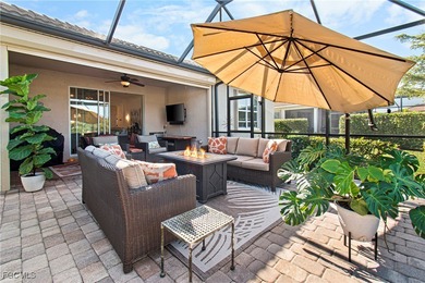 Wow! Lovely partially furnished Milan floorplan lakefront home on Pelican Preserve Golf Club in Florida - for sale on GolfHomes.com, golf home, golf lot