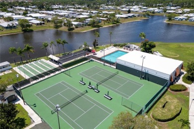 Clean. Crisp. Carefree. This 2020 CBS home has been so lightly on Spanish Lakes Country Club in Florida - for sale on GolfHomes.com, golf home, golf lot