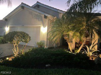 Wow! Lovely partially furnished Milan floorplan lakefront home on Pelican Preserve Golf Club in Florida - for sale on GolfHomes.com, golf home, golf lot