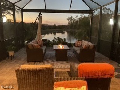 Wow! Lovely partially furnished Milan floorplan lakefront home on Pelican Preserve Golf Club in Florida - for sale on GolfHomes.com, golf home, golf lot