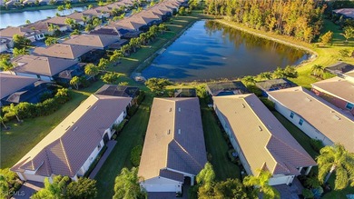 Wow! Lovely partially furnished Milan floorplan lakefront home on Pelican Preserve Golf Club in Florida - for sale on GolfHomes.com, golf home, golf lot