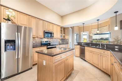 Sun-soaked pool days, long lake views, and a front-row backdrop on Copperleaf Golf Club in Florida - for sale on GolfHomes.com, golf home, golf lot