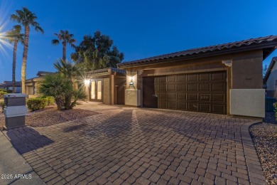 This popular Sienna floor plan sits on a peaceful common area on Tuscany Falls At Pebble Creek in Arizona - for sale on GolfHomes.com, golf home, golf lot