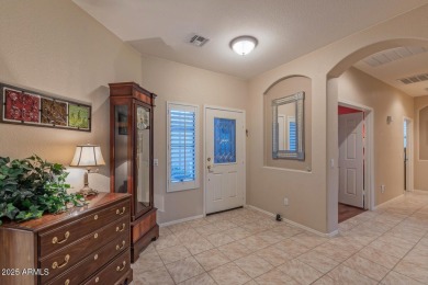 This popular Sienna floor plan sits on a peaceful common area on Tuscany Falls At Pebble Creek in Arizona - for sale on GolfHomes.com, golf home, golf lot