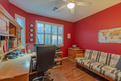 This popular Sienna floor plan sits on a peaceful common area on Tuscany Falls At Pebble Creek in Arizona - for sale on GolfHomes.com, golf home, golf lot