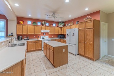 This popular Sienna floor plan sits on a peaceful common area on Tuscany Falls At Pebble Creek in Arizona - for sale on GolfHomes.com, golf home, golf lot