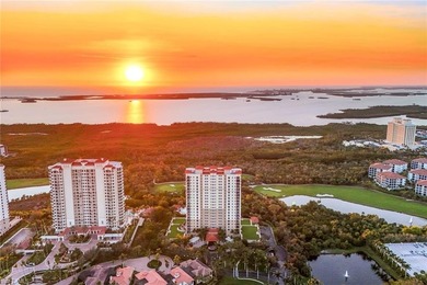 Amazing views from this 9th floor residence! The sunsets are on The Colony Golf and Country Club in Florida - for sale on GolfHomes.com, golf home, golf lot