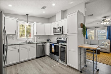 Completely remodeled and move-in ready, this stunning furnished on El Diablo Executive Golf Course in Florida - for sale on GolfHomes.com, golf home, golf lot