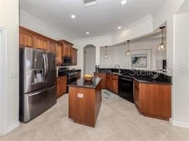 Breathtaking Lake & Sunset Views | Maintenance-Free Luxury on Venetian Golf and River Club in Florida - for sale on GolfHomes.com, golf home, golf lot