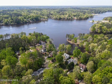Priced to Sell! Stunning Waterfront Home on Rare Double Lot in on River Golf and Country Club at Lake Royale in North Carolina - for sale on GolfHomes.com, golf home, golf lot