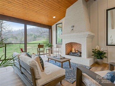 Modern farmhouse elegance meets refined mountain living in this on Country Club of Asheville in North Carolina - for sale on GolfHomes.com, golf home, golf lot