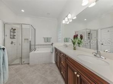 Breathtaking Lake & Sunset Views | Maintenance-Free Luxury on Venetian Golf and River Club in Florida - for sale on GolfHomes.com, golf home, golf lot