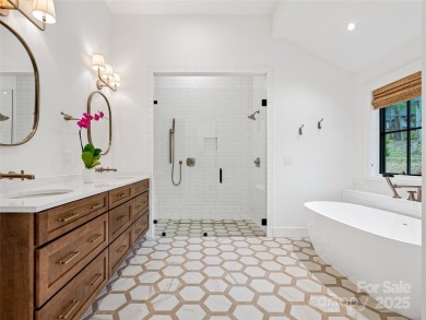 Modern farmhouse elegance meets refined mountain living in this on Country Club of Asheville in North Carolina - for sale on GolfHomes.com, golf home, golf lot