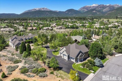 Views without the dues! Custom home by famed local architect on Montreux Golf and Country Club in Nevada - for sale on GolfHomes.com, golf home, golf lot