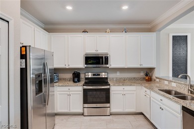 Step into a villa that feels intentionally designed and on Pelican Preserve Golf Club in Florida - for sale on GolfHomes.com, golf home, golf lot