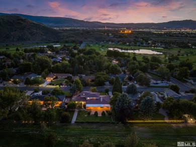 Superb custom home in one of the best golf course locations in on Hidden Valley Country Club in Nevada - for sale on GolfHomes.com, golf home, golf lot