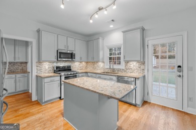Tee off your day just steps from home in this family-friendly on Bear Creek Golf Club Inc in Georgia - for sale on GolfHomes.com, golf home, golf lot