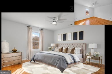 Tee off your day just steps from home in this family-friendly on Bear Creek Golf Club Inc in Georgia - for sale on GolfHomes.com, golf home, golf lot